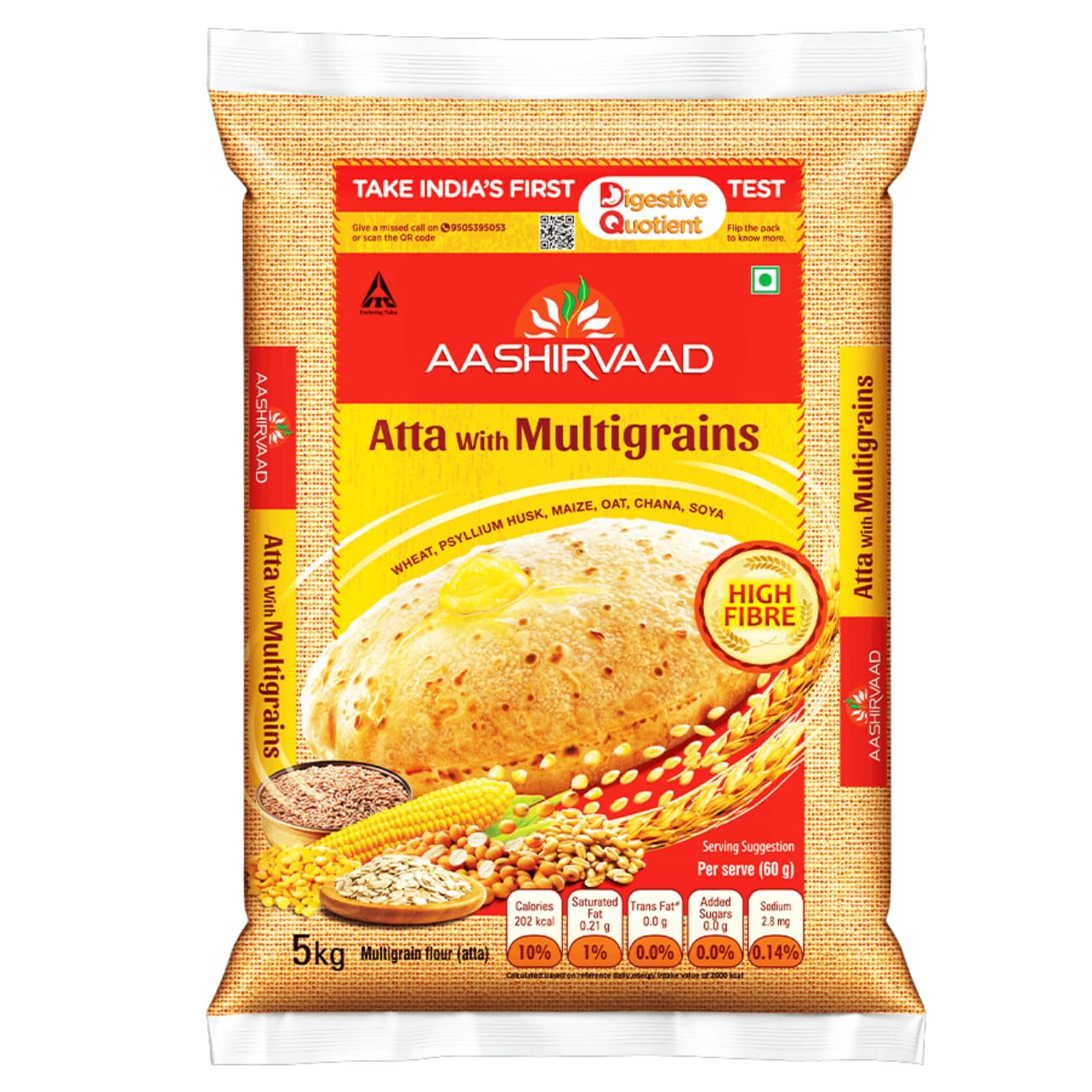 Aashirvaad Wheat Atta with Multigrain  – image 1