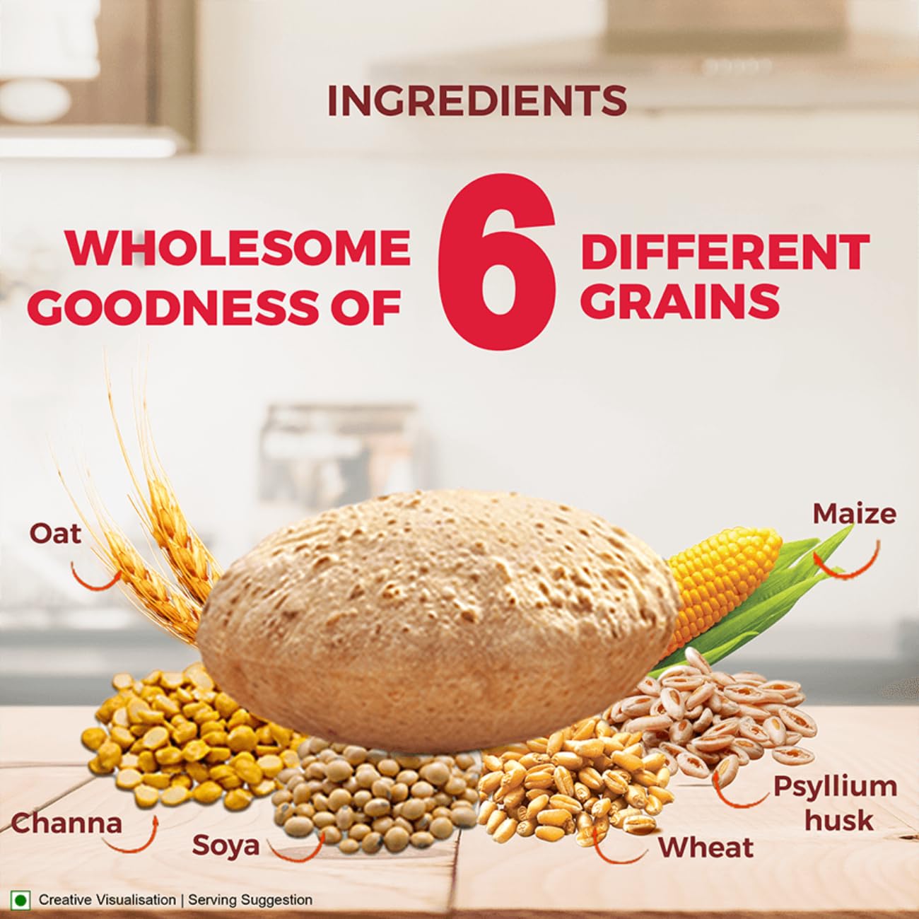 Aashirvaad Wheat Atta with Multigrain  – image 3
