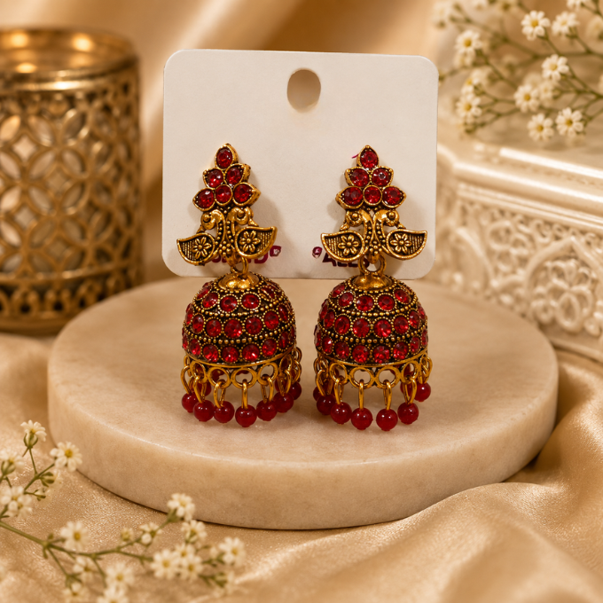 Jhumka (Earrings) - Royale Jhumka – image 3