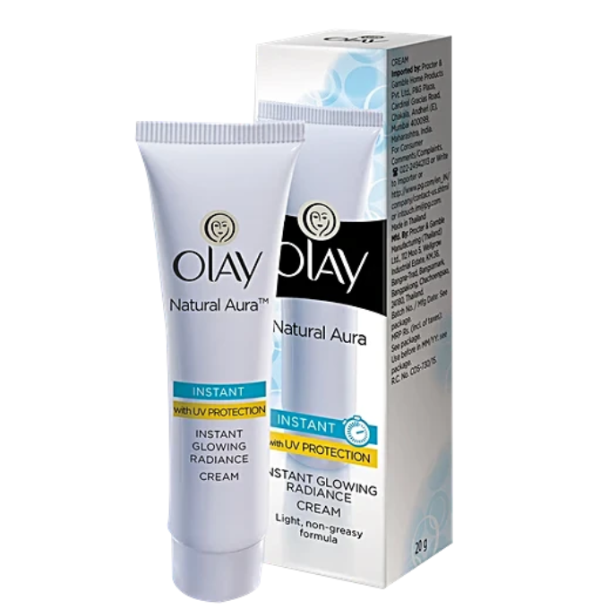  Olay Cream Natural Aura Vitamin B3, Pro B5, E With Uv Protection,