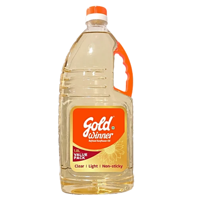 Gold Winner Refined Sunflower Oil, 1.8 L 