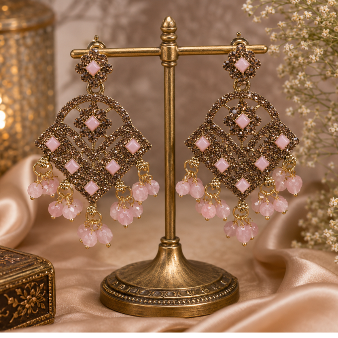 Earrings - Gulabi Grace Earrings