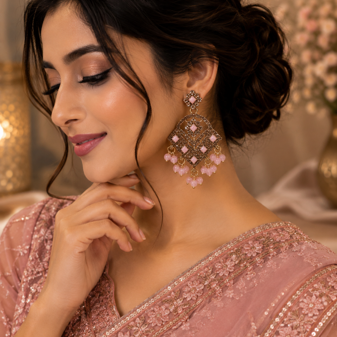 Earrings - Gulabi Grace Earrings – image 2