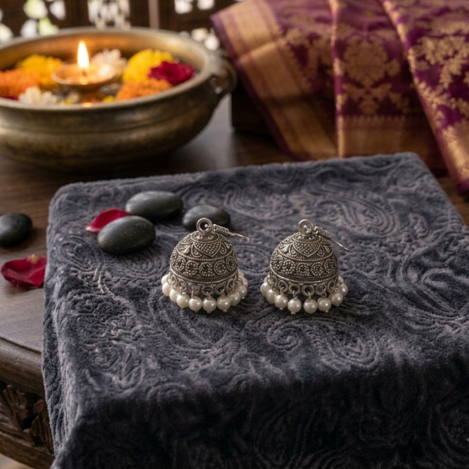 Jhumka - Nawab Heritage Jhumkas – image 1