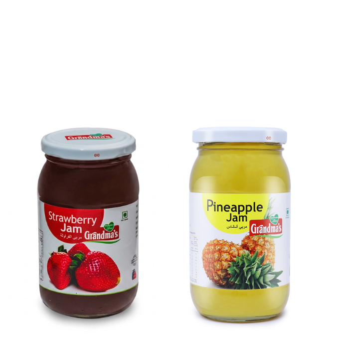 Grandmas Strawberry Jam & Pine apple Jam 200g buy1 get1 