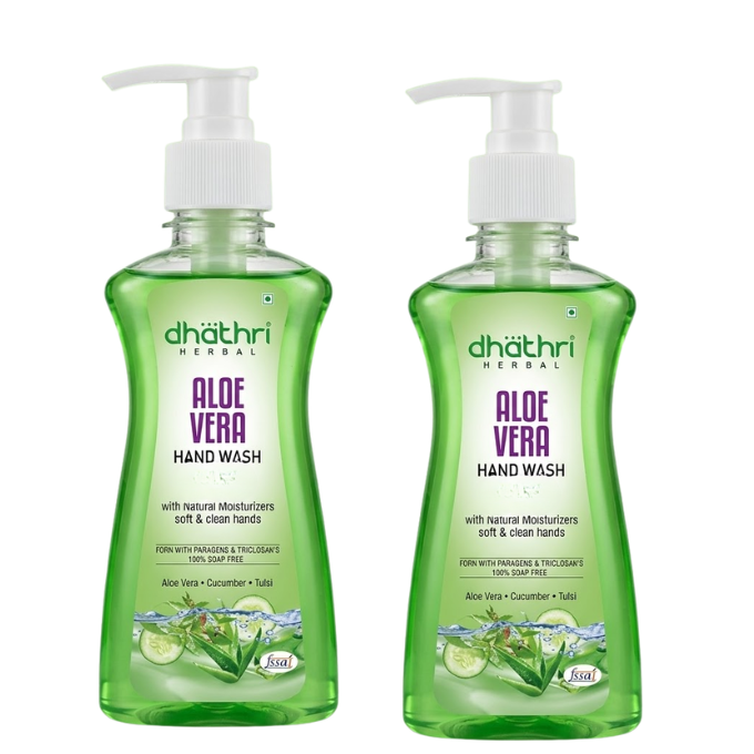 Dhathri Aloe Vera Hand Wash 200ml+200ml Buy 1 Get 1 Free
