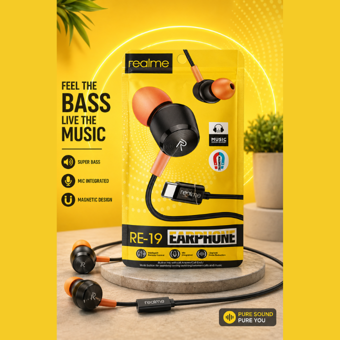 Earphone - Realme RE-19 SuperBass Earphone – image 2