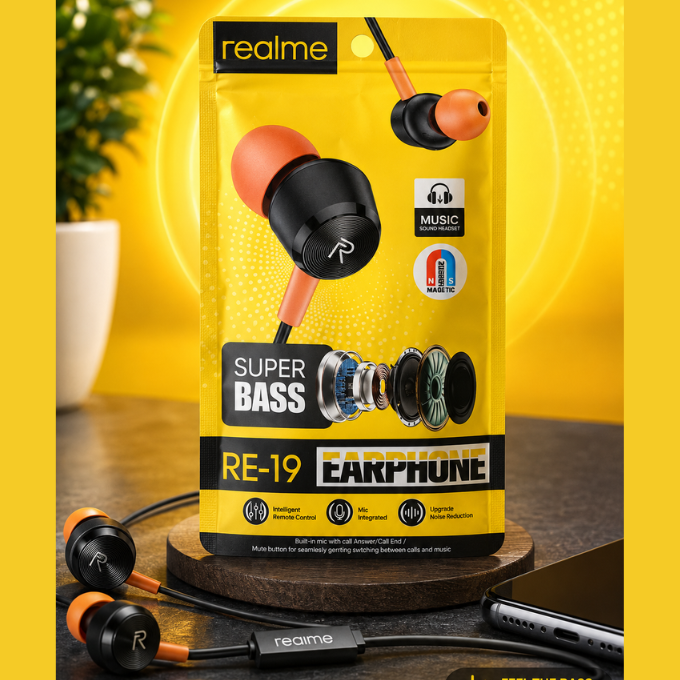 Earphone - Realme RE-19 SuperBass Earphone