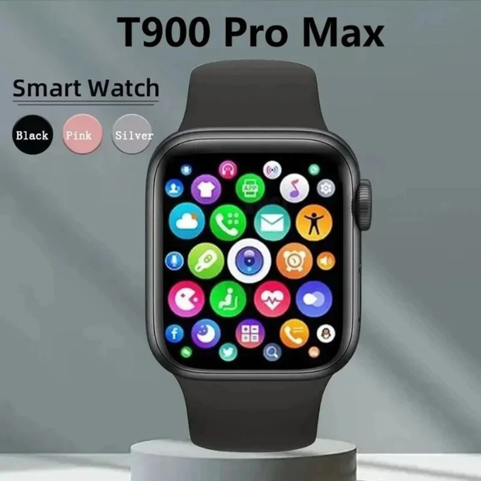 T900 PRO MAX Smartwatch (Black Strap, FREE SIZE) – image 6