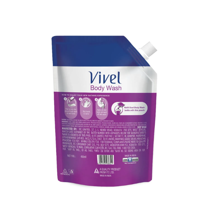 Vivel Fragrant Body Wash – Lavender + Almond Oil (350 ml) – image 6