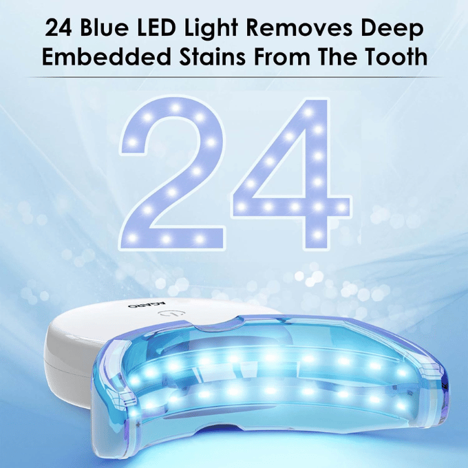AGARO Dazzle Instant Teeth Whitening Kit with 14 Pcs Strips, Manual Dental Whitening Kit for adults, – image 3