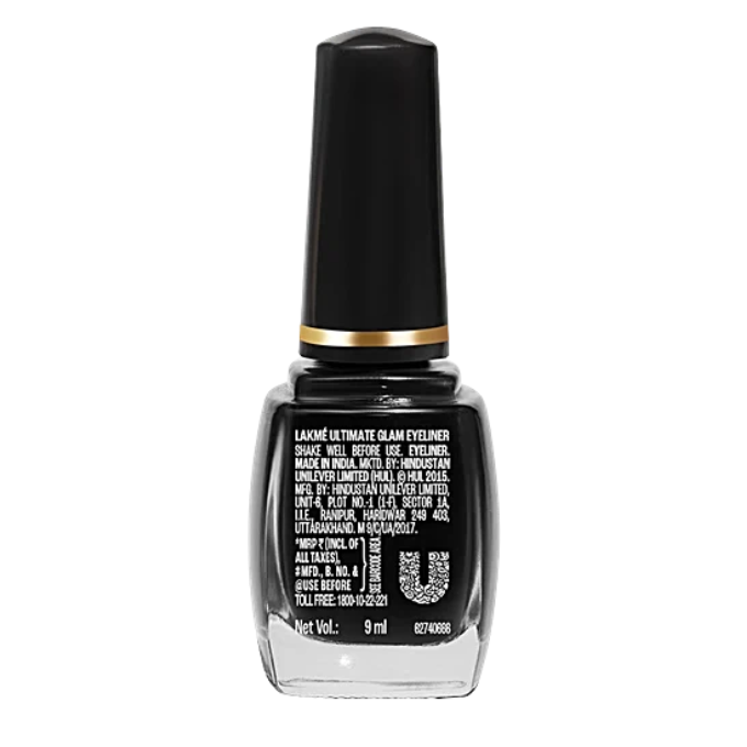 Lakme Ultimate Glam Eye Liner, 9 ml Black – image 2