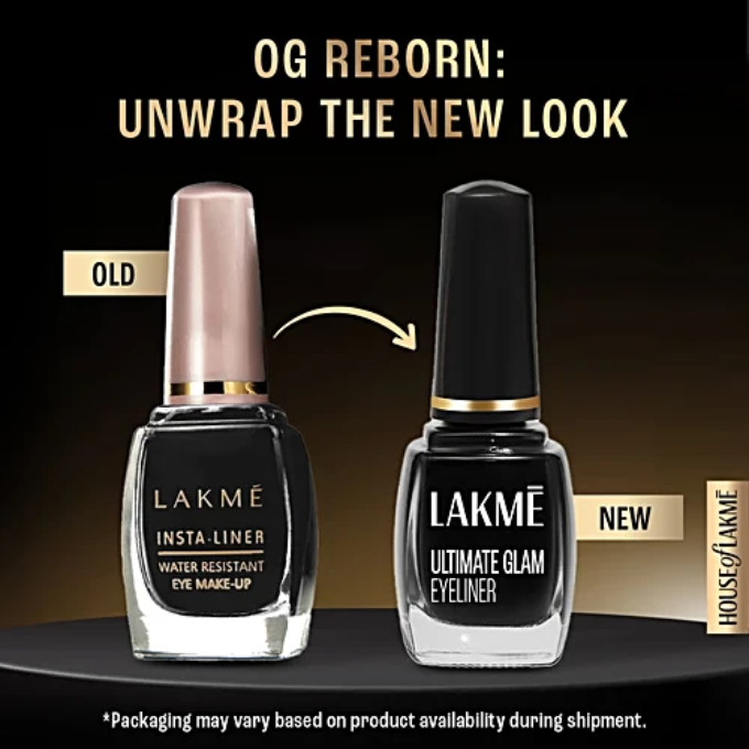 Lakme Ultimate Glam Eye Liner, 9 ml Black – image 3