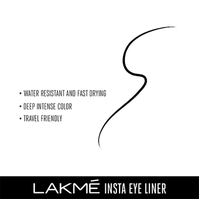 Lakme Ultimate Glam Eye Liner, 9 ml Black – image 5