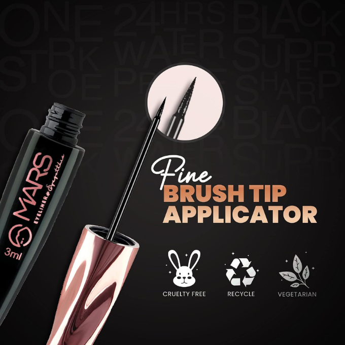 MARS Glossy Liquid Eye Got This Eyeliner | Quick Drying & Smudge Proof | Long Lasting. – image 4