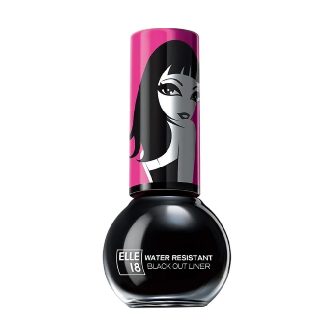 Elle 18 Water Resistant Black Out Eye Liner|| Black|| 5 ml – image 1