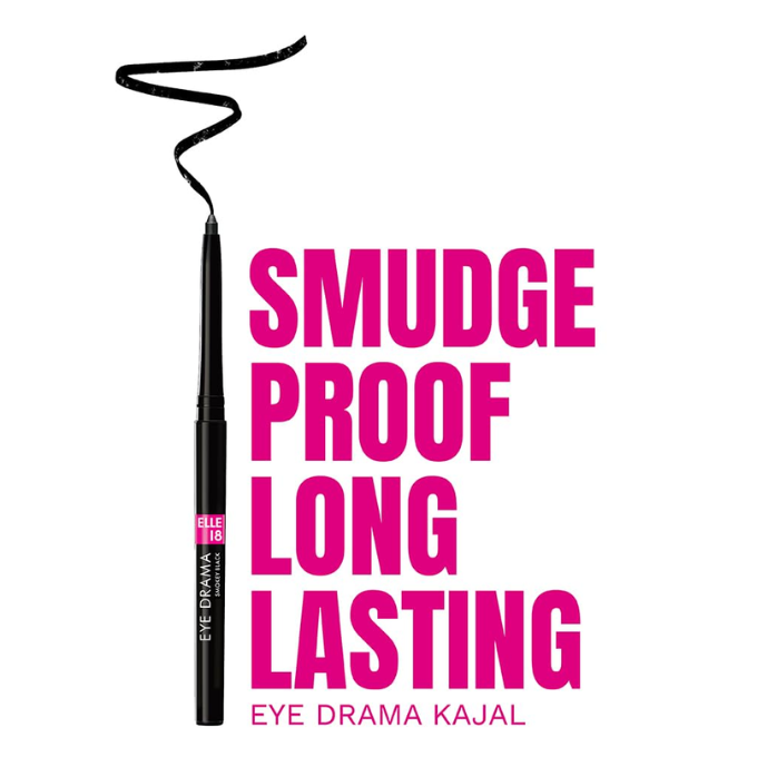 Elle18 Eyedrama Kajal Smokey Black – image 2