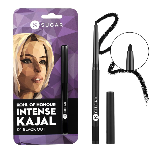 SUGAR Cosmetics Kohl Of Honour Intense Kajal Pencil for Women | Smudge Proof & Waterproof | 