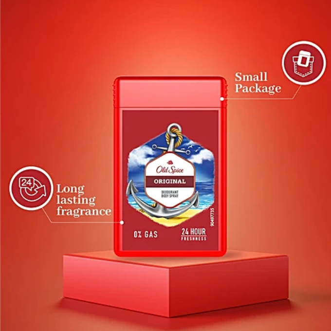 Old Spice Original Deodorant Body Spray - No Gas, 17 ml  – image 3