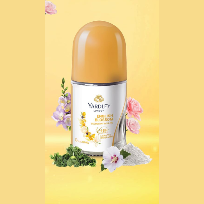 Yardley London English Blossom Deodorant Roll-On 25ml
