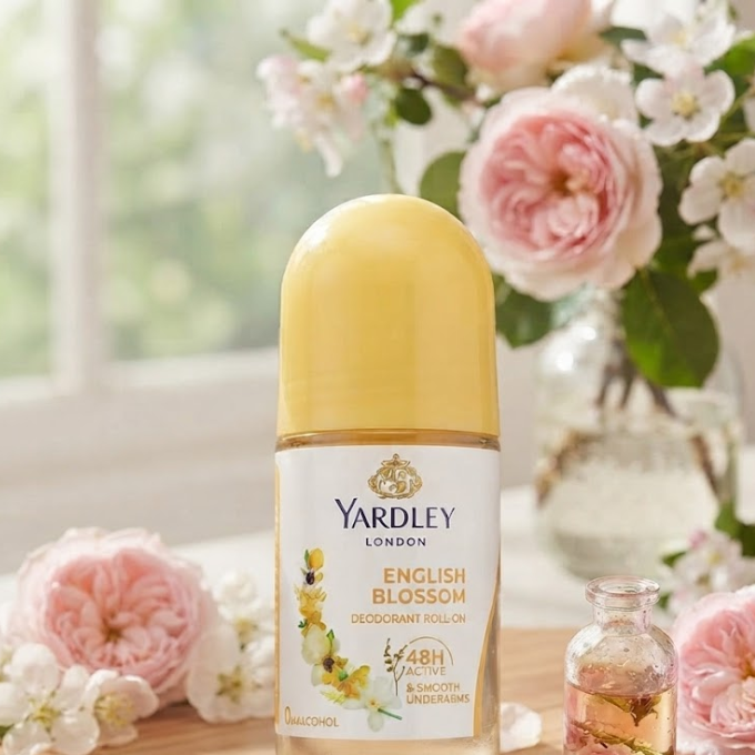 Yardley London English Blossom Deodorant Roll-On 25ml – image 3