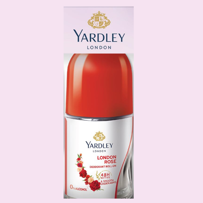Yardley London Rose Deodorant Roll-On – 25 ml – image 2