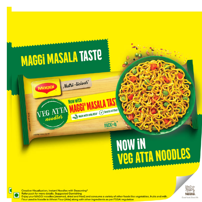 MAGGI Veg Atta Noodles with MAGGI Masala Taste, Made with ONLY ATTA, 290g – image 5