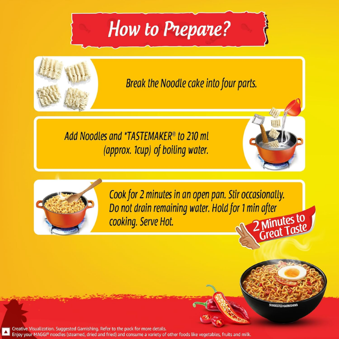 MAGGI 2-Minute Chicken Instant Noodles, 284g/304g – image 6