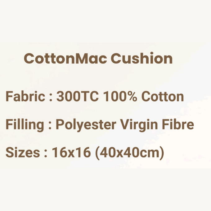 Cushion - CottonMac Cushion 16x16 (40x40cm) – image 4