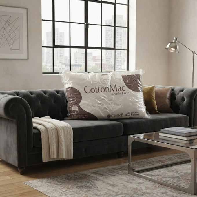 Pillow - CottonMac Ochre 17x27 (42.5 x 67.5 cm) – image 3