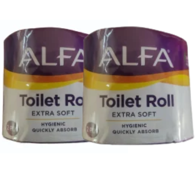 Alfa Toilet Paper Roll, (Buy 1 Get 1 Free) – image 1