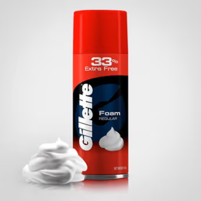 Gillette Regular Pre Shave Foam  418g (33% Extra)