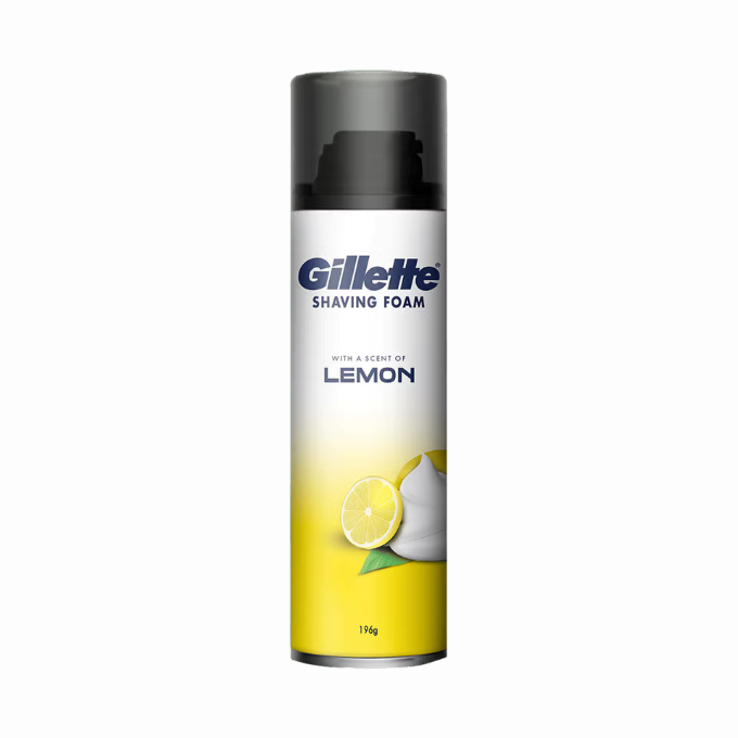 Gillette Shaving Foam Lemon – 196g