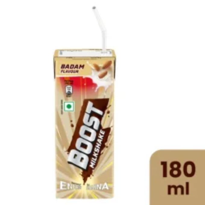 Boost Badam Flavour Milkshake 180 ml  – image 1