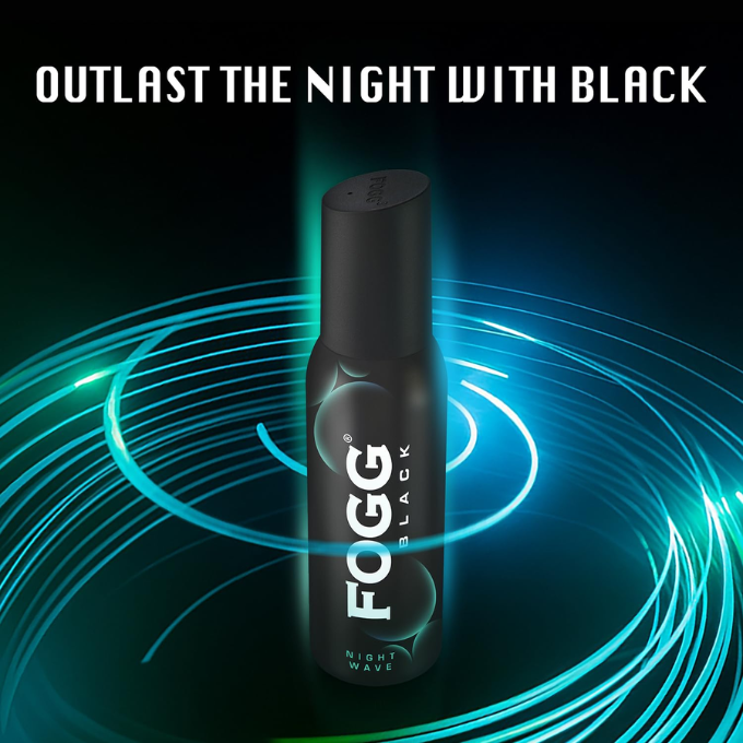 Fogg Black Night Wave |No Gas| Long Lasting Perfume Deodorant Spray for Men & Women-120 ML – image 2