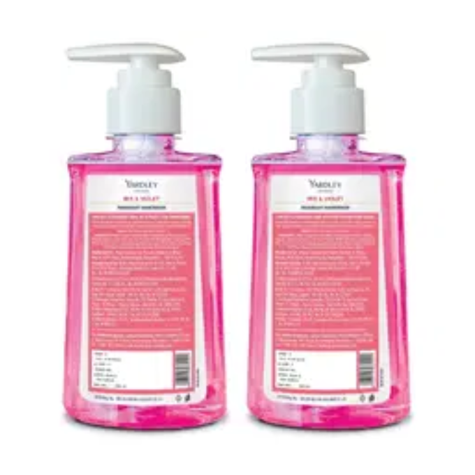 Yardley London Floral Essence Iris & Violet Fragrant Handwash 200ml+200ml – image 3