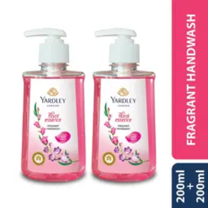 Yardley London Floral Essence Iris & Violet Fragrant Handwash 200ml+200ml – image 2