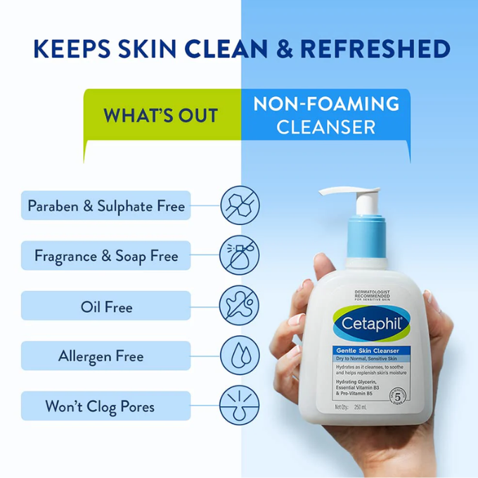 Cetaphil Gentle Skin Cleanser, 250ml  – image 4