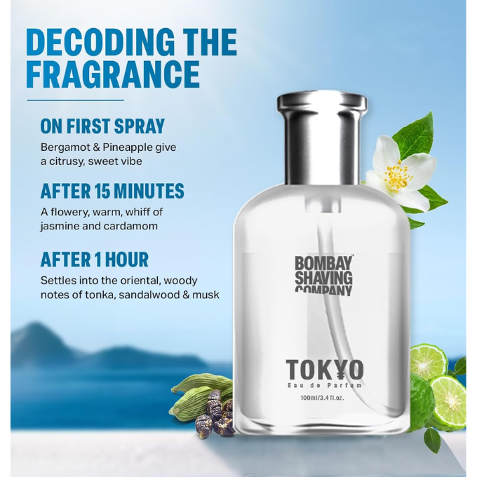 Bombay Shaving Company Tokyo Perfume for Men 100 ml – image 4