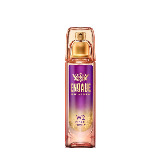 Engage W2 Perfume Spray For Women, Floral & Fruity, Skin Friendly, Long-Lasting 120 ml