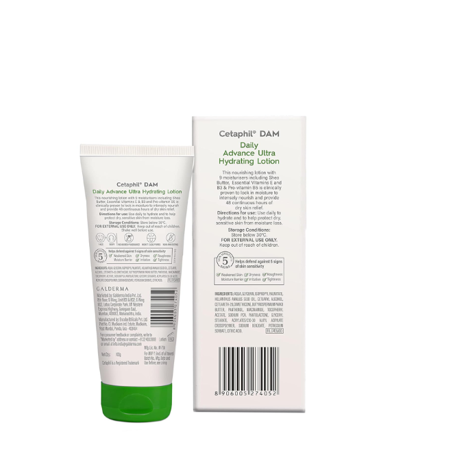 Cetaphil DAM Daily Advance Ultra Hydrating Lotion - 100g – image 2
