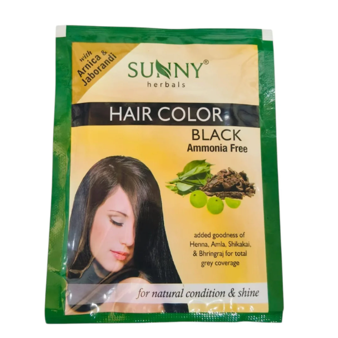 Hair Color |Hair Dye| Sunny Herbals Ammonia-Free Black Hair color 
