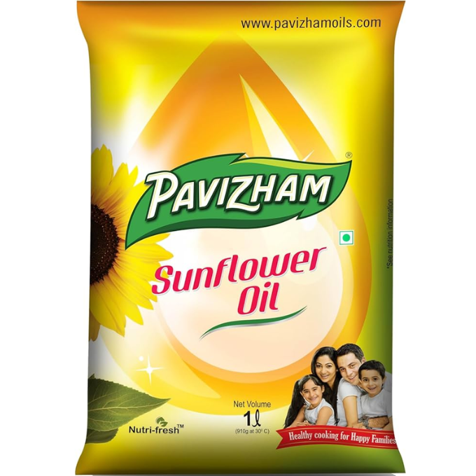 PAVIZHAM OIL SUFLOWER 1LTR POUCH