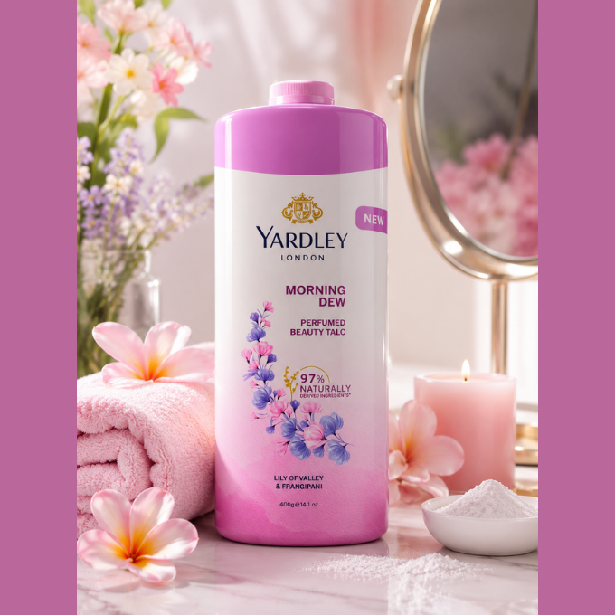 Talc - Yardley London Morning Dew Perfumed Beauty Talc 400g