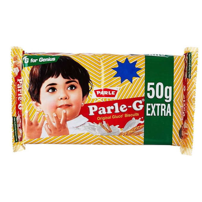 Parle G Original Gluco Cookie, 250g (Extra 50g)