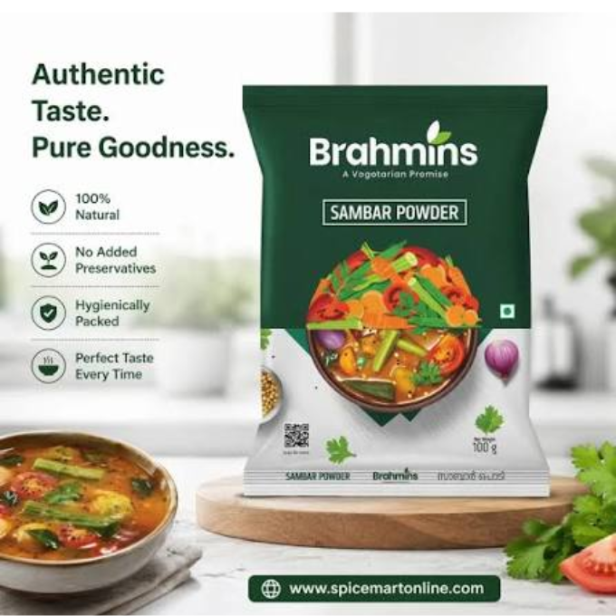 BRAHMINS SAMBAR POWDER 100 G – image 2
