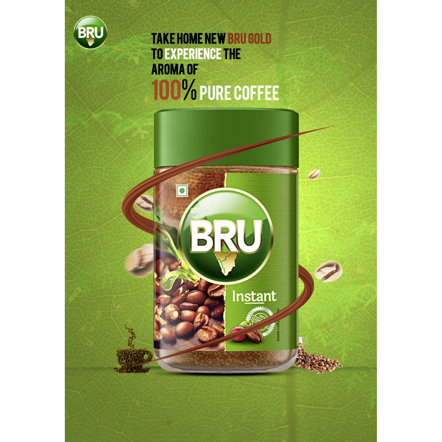BRU Instand Coffee Bottle 50g  – image 3