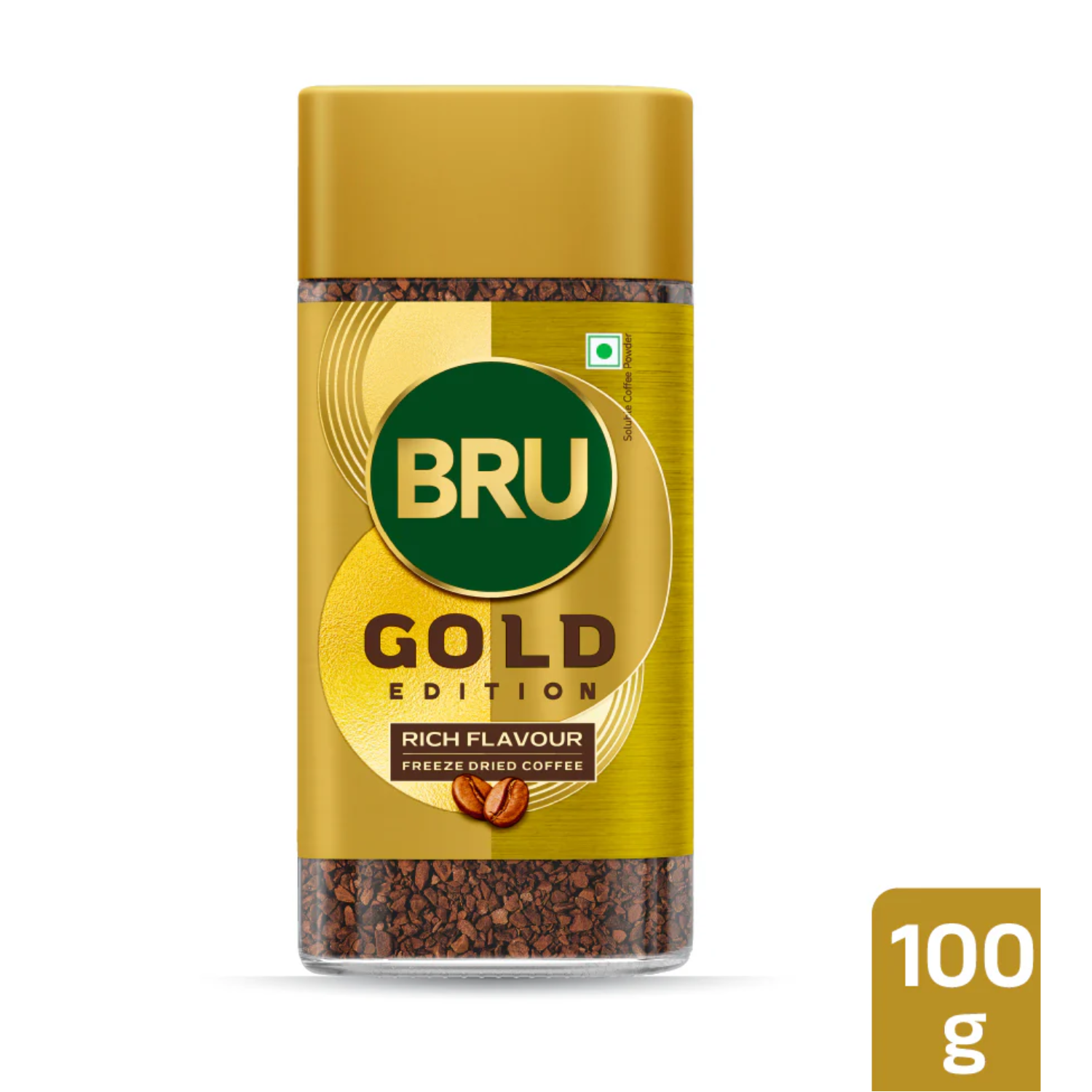 Bru Gold Premium Freeze Dried Coffee Powder 100 g – image 2