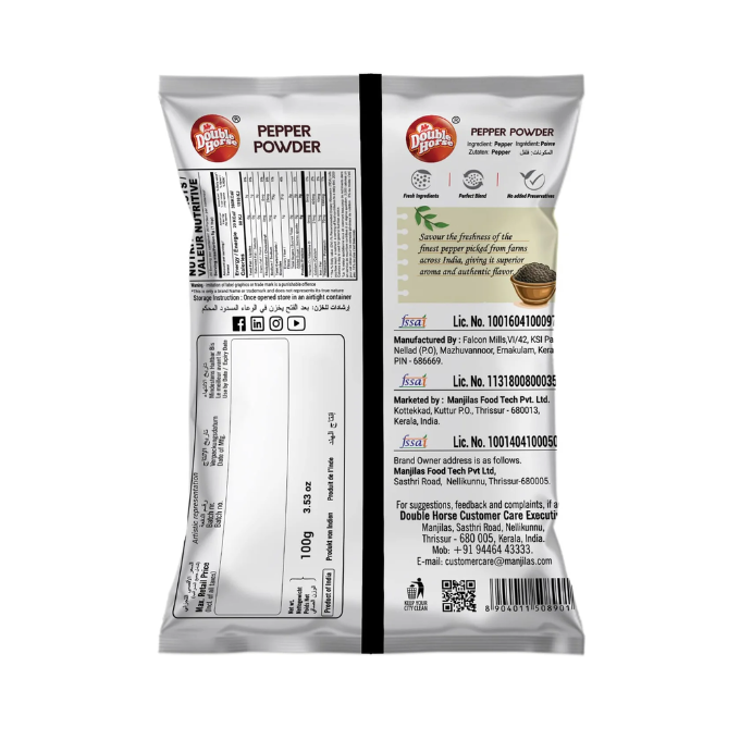 DOUBLE HORSE PEPPER POWDER 100 G – image 2