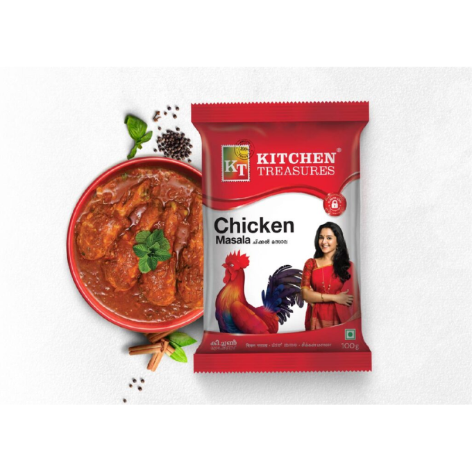 KITCHEN TRESAURES CHICKEN MASALA 100 G – image 3